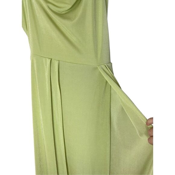 Lucy in the Sky One Shoulder Open Back Maxi Dress Size Large - Picture 4 of 10